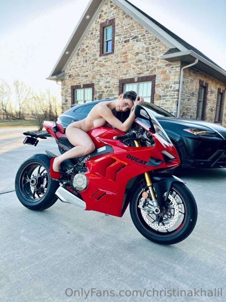 Christina Khalil Nude Heels Sports Bike Onlyfans Set Leaked - #5