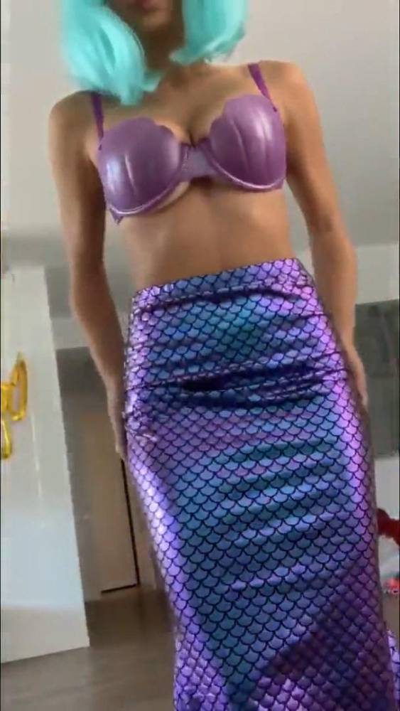 Taylor Alesia Sexy Halloween Mermaid Cosplay Video Leaked - #5
