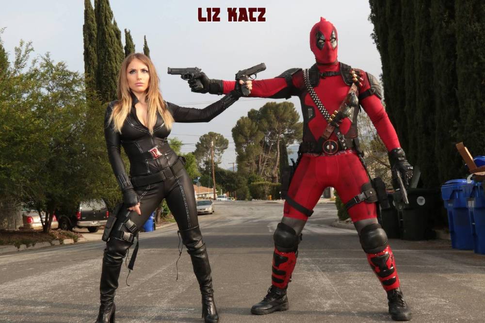 Liz Katz Topless Black Widow Cosplay Onlyfans Set Leaked - #1