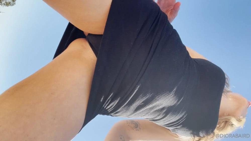 Diora Baird Nude Outdoor POV Upskirt Onlyfans Video Leaked - #2