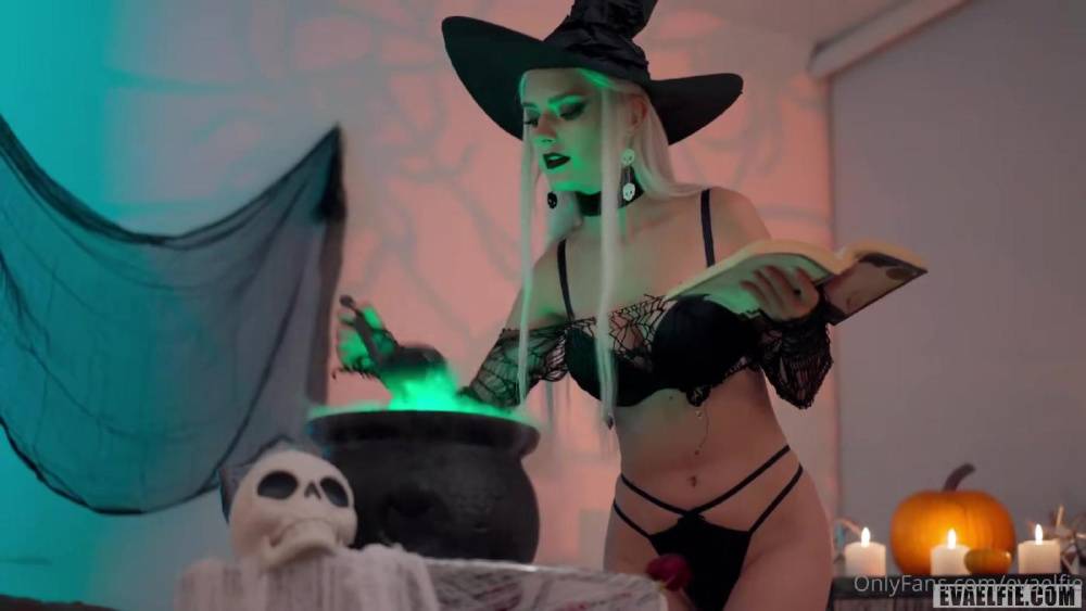 Eva Elfie Blowjob Witch Cosplay OnlyFans Video Leaked - #1