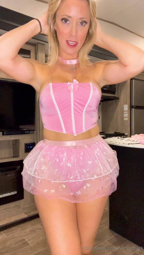 Vicky Stark Nude Pink Costumes Try On Onlyfans Video Leaked - #14