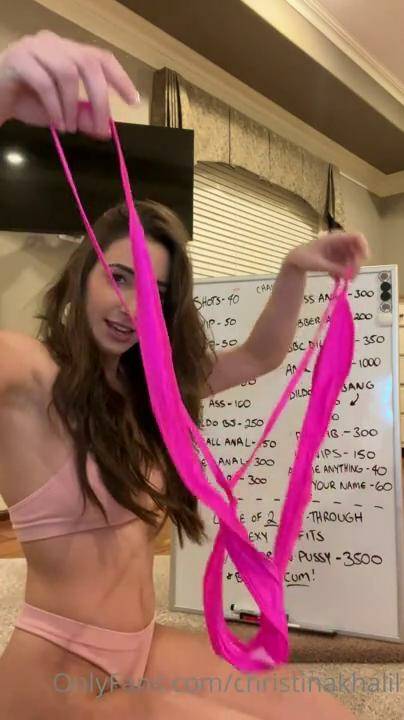 Christina Khalil Anal Drunk February Onlyfans Livestream Leaked - #16