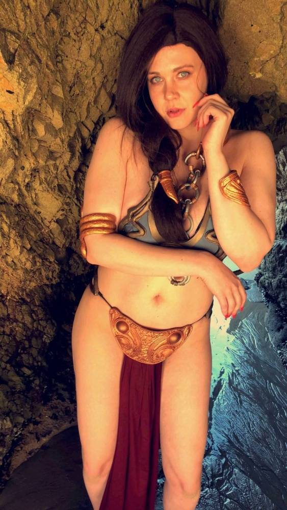 Maitland Ward Nude Slave Leia Cosplay Set Leaked - #2