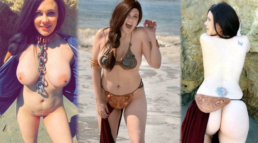 Maitland Ward Nude Slave Leia Cosplay Set Leaked - #18