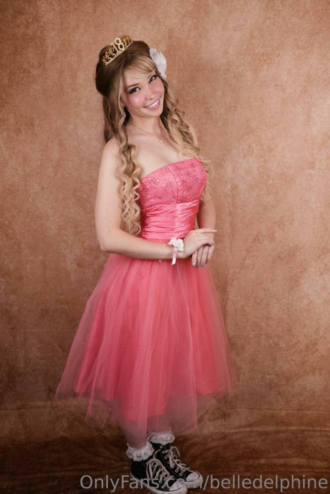 Belle Delphine Nude Prom Night Pink Dress Onlyfans Set Leaked - #13