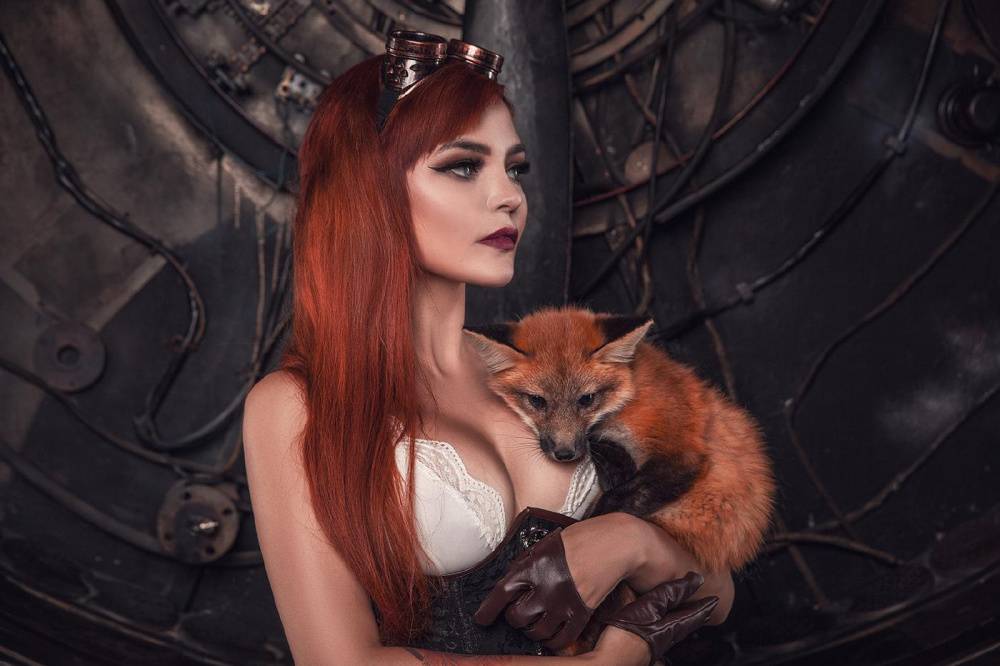 Kalinka Fox Nude Steampunk Cosplay Patreon Set Leaked - #6
