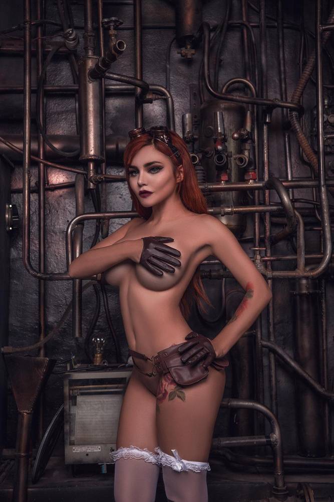 Kalinka Fox Nude Steampunk Cosplay Patreon Set Leaked - #1