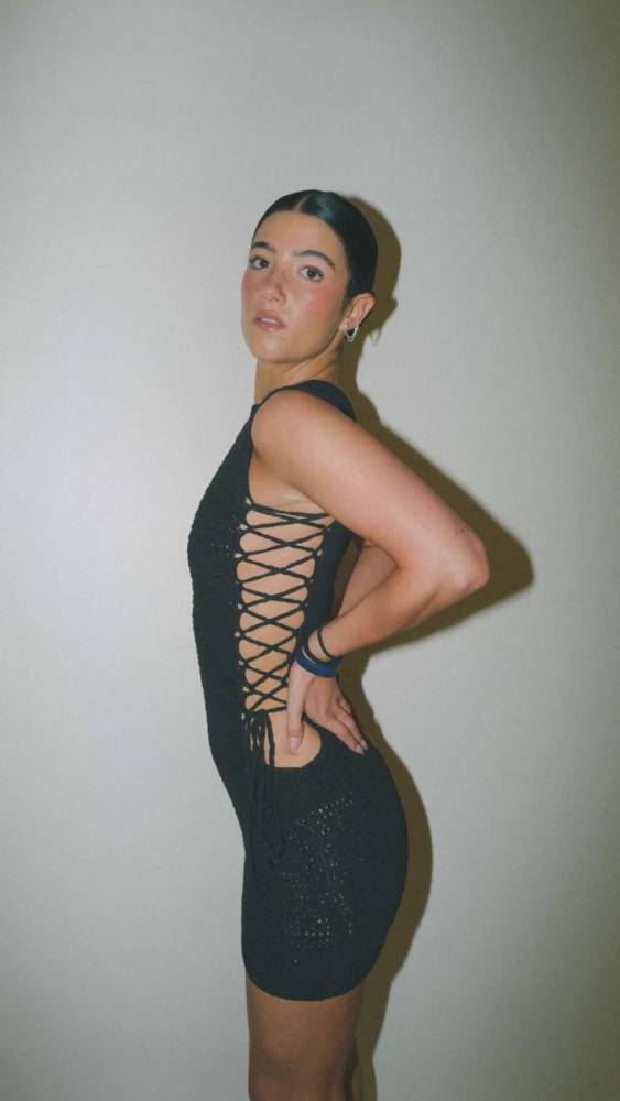 Charli D 19Amelio Tight See-Through Dress Set Leaked - #3