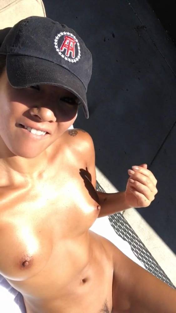 Asa Akira Nude Sunbathing Masturbation Onlyfans Video Leaked - #10