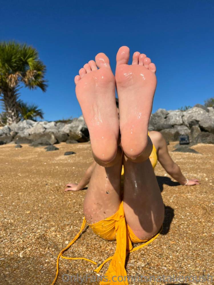 Natalie Roush Wet Feet Posing PPV Onlyfans Set Leaked - #14