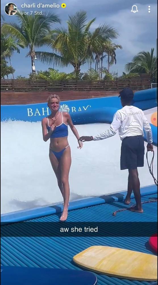 Dixie D 19Amelio Bikini Surf Pool Video Leaked - #1
