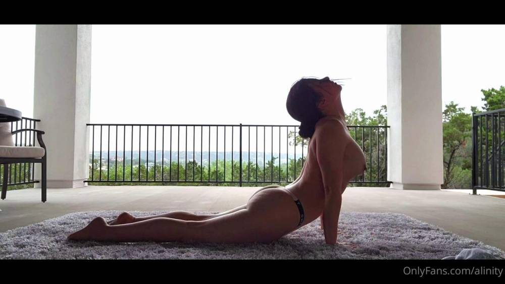 Alinity Nude Topless Yoga PPV Onlyfans Video Leaked - #4