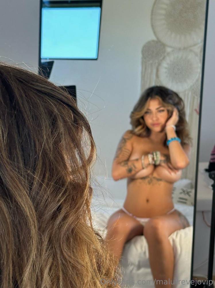 Malu Trevejo Nude Handbra Lingerie Strip Onlyfans Set Leaked - #6