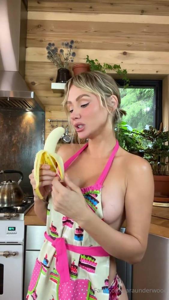 Sara Jean Underwood Banana Blowjob OnlyFans Video Leaked - #1