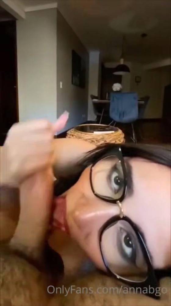Annabgo Blowjob Nerd Role Play OnlyFans Video Leaked - #8