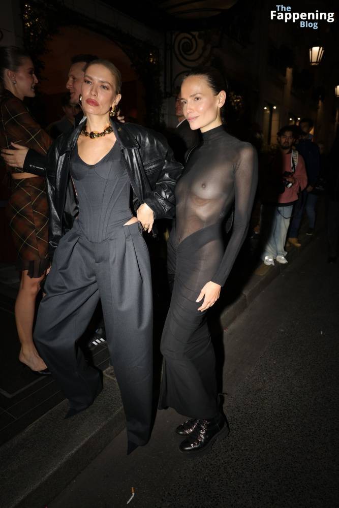 Natasha Poly Stuns With Her Nude Tits at Lila Moss’s Birthday Party at Le Bristol in Paris (40 Photos) - #10