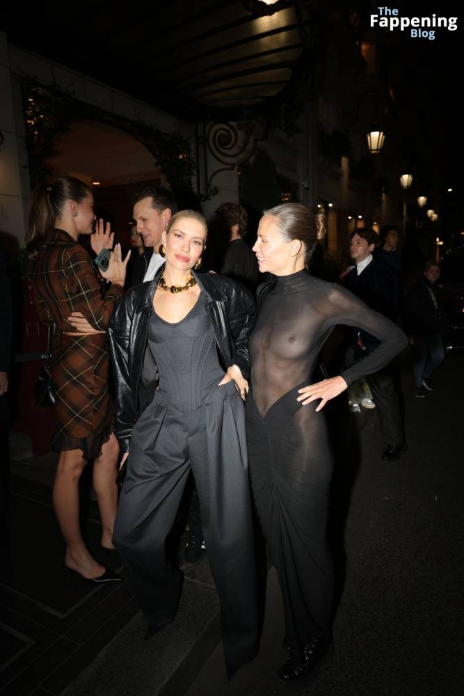 Natasha Poly Stuns With Her Nude Tits at Lila Moss’s Birthday Party at Le Bristol in Paris (40 Photos) - #26