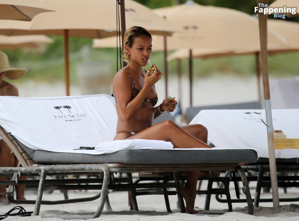 Karrueche Tran Shows Off Her Sexy Bikini Body on the Beach in Miami (87 Photos) - #24