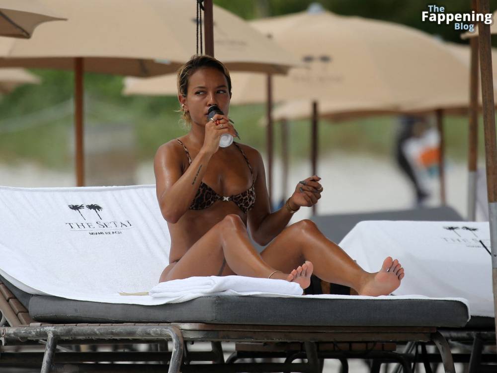 Karrueche Tran Shows Off Her Sexy Bikini Body on the Beach in Miami (87 Photos) - #16