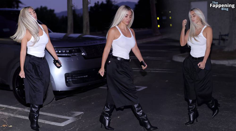 Kim Kardashian Wears Fashionable Pants and Chic Look as She Attends Late Meeting in LA (21 Photos) - #21