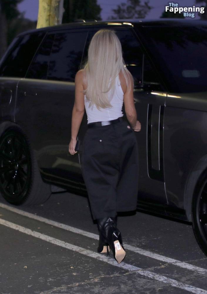 Kim Kardashian Wears Fashionable Pants and Chic Look as She Attends Late Meeting in LA (21 Photos) - #11