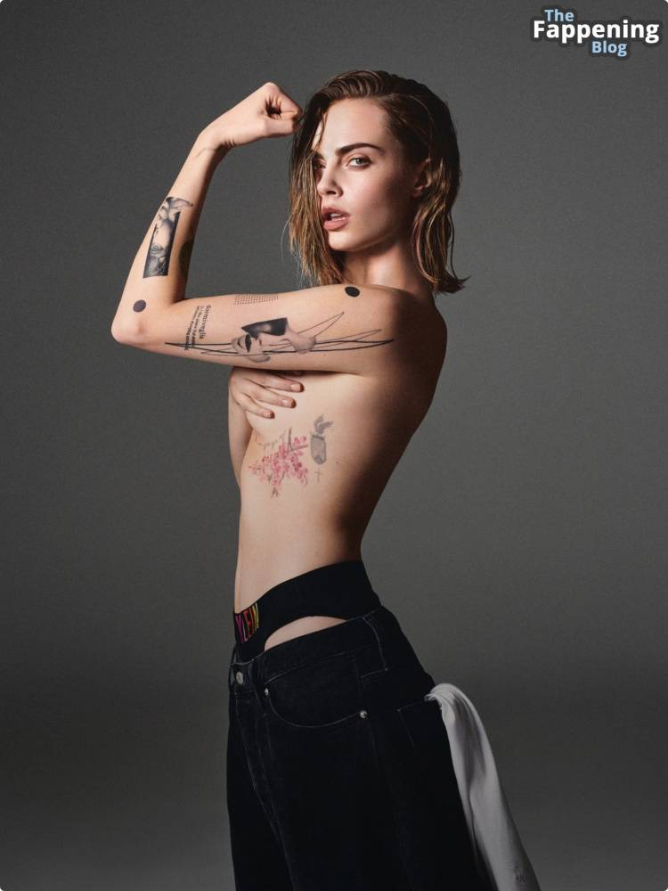 Cara Delevingne Sexy & Topless – Calvin Klein Pride Campaign (8 Photos) - #1