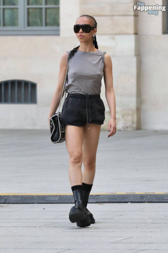 Braless FKA Twigs Arrives in Paris Ahead of Haute Couture and Vogue World (35 Photos) - #28