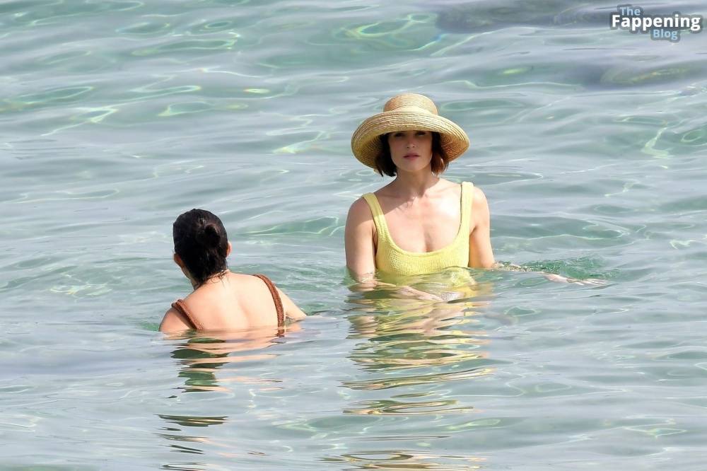 Gemma Arterton Shows Off Her Toned Physique in a Yellow Swimsuit (39 Photos) - #20
