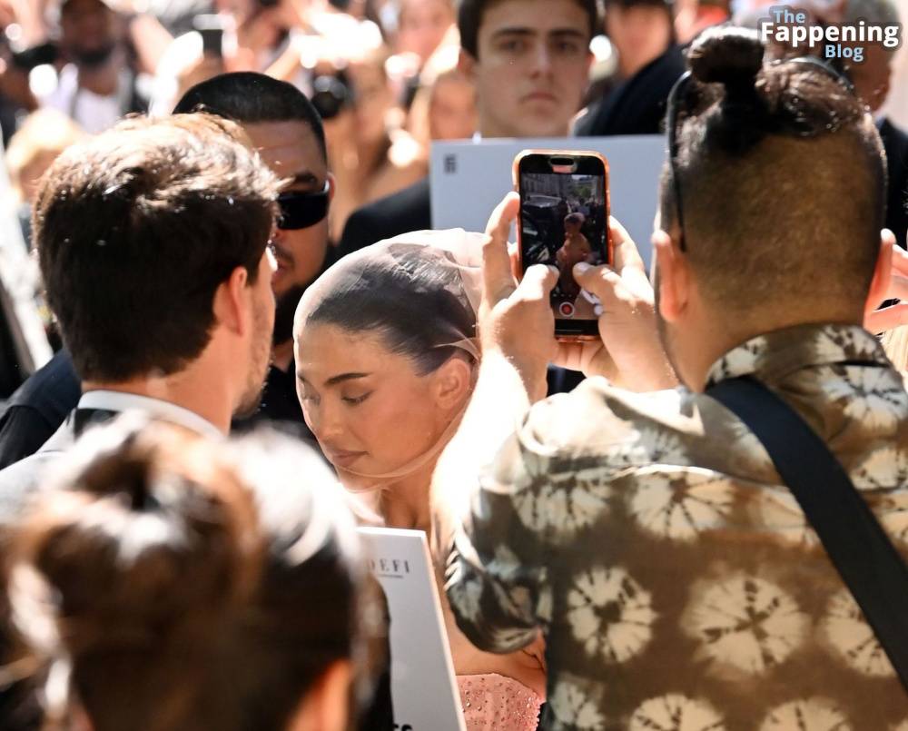 Kylie Jenner Displays Her Sexy Boobs at the Schiaparelli Fashion Show in Paris (25 Photos) - #4