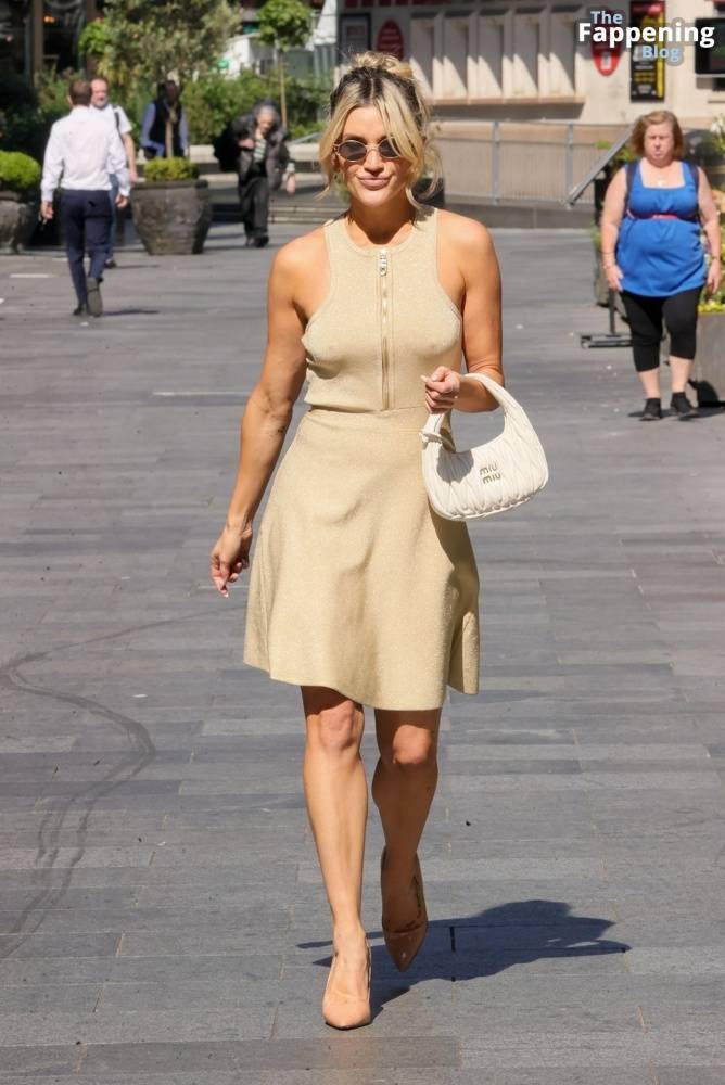 Ashley Roberts Makes a Leggy Appearance Wearing a Short Summer Dress at Heart Radio (12 Photos) - #3