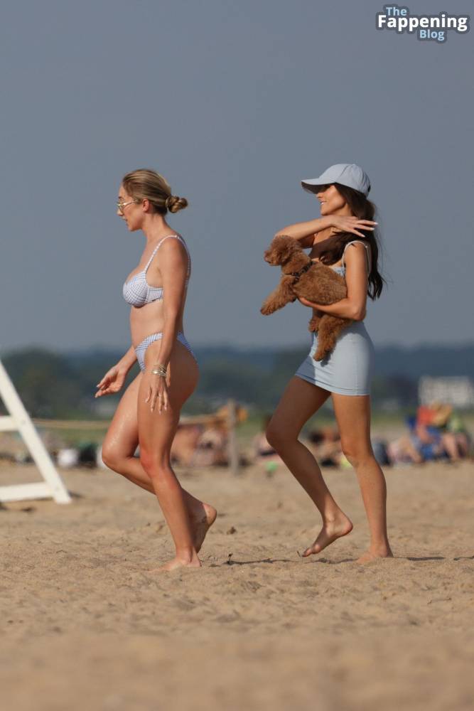 Olivia Culpo & Christian McCaffrey Spark Joyful Vibes on Rhode Island Beach (46 Photos) - #20