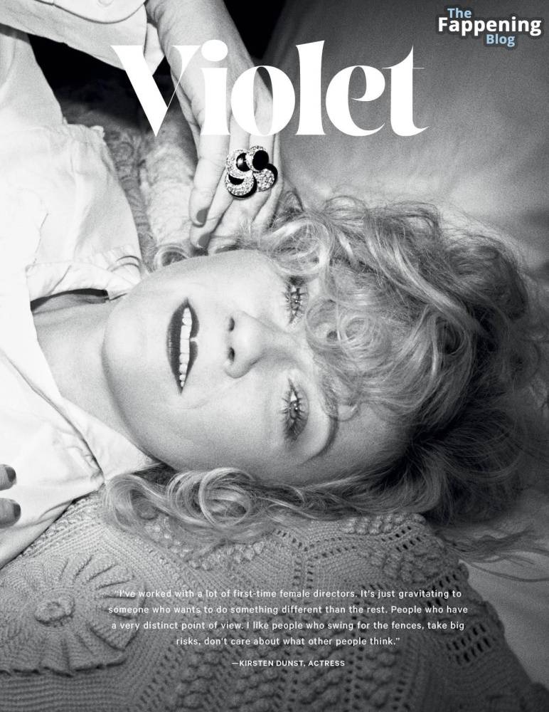 Kirsten Dunst Sexy – Violet Magazine (18 Photos) - #11