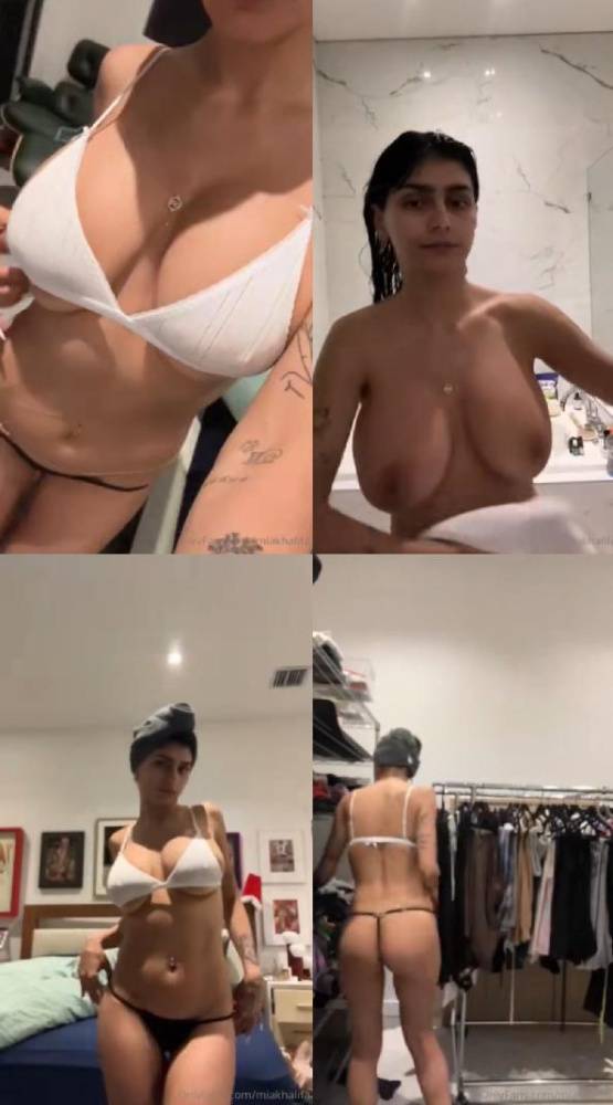 Mia Khalifa Nude Lingerie Try-On OnlyFans Video Leaked - #1