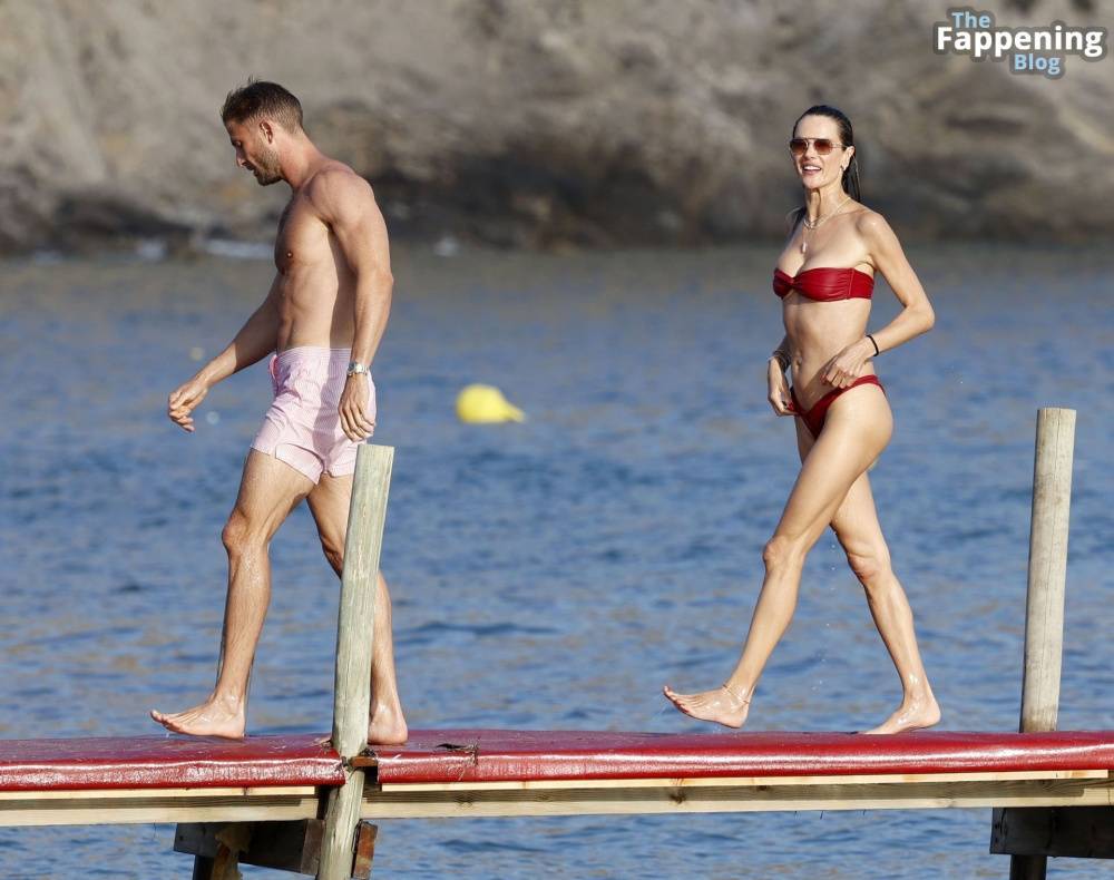 Alessandra Ambrosio is Seen with Alexander Smurfit Enjoying a Swim Together in Ibiza (39 Photos) - #28