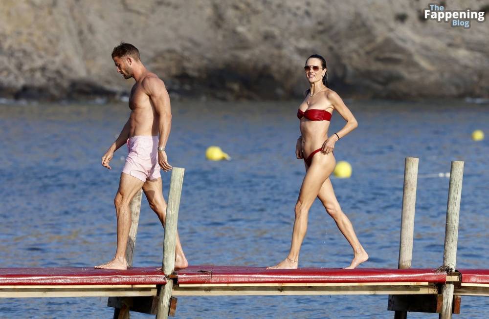 Alessandra Ambrosio is Seen with Alexander Smurfit Enjoying a Swim Together in Ibiza (39 Photos) - #27