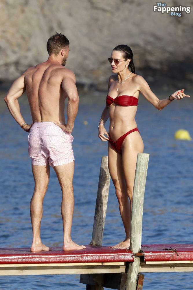 Alessandra Ambrosio is Seen with Alexander Smurfit Enjoying a Swim Together in Ibiza (39 Photos) - #12