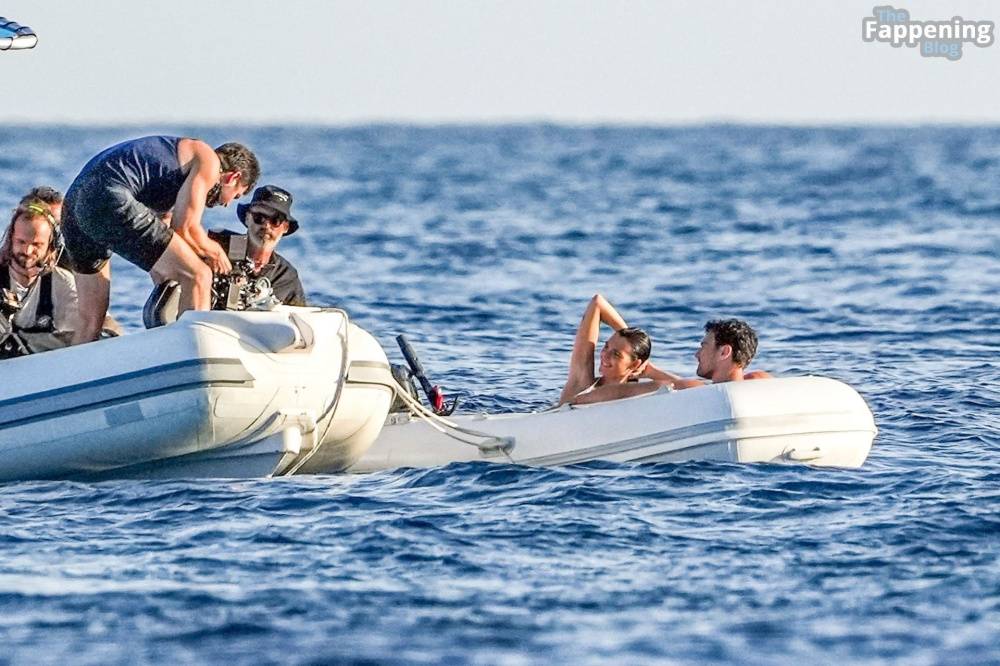 Vittoria Ceretti & Theo James Shoot a Commercial at the Faraglioni in Capri for Dolce & Gabbana (40 Photos) - #28