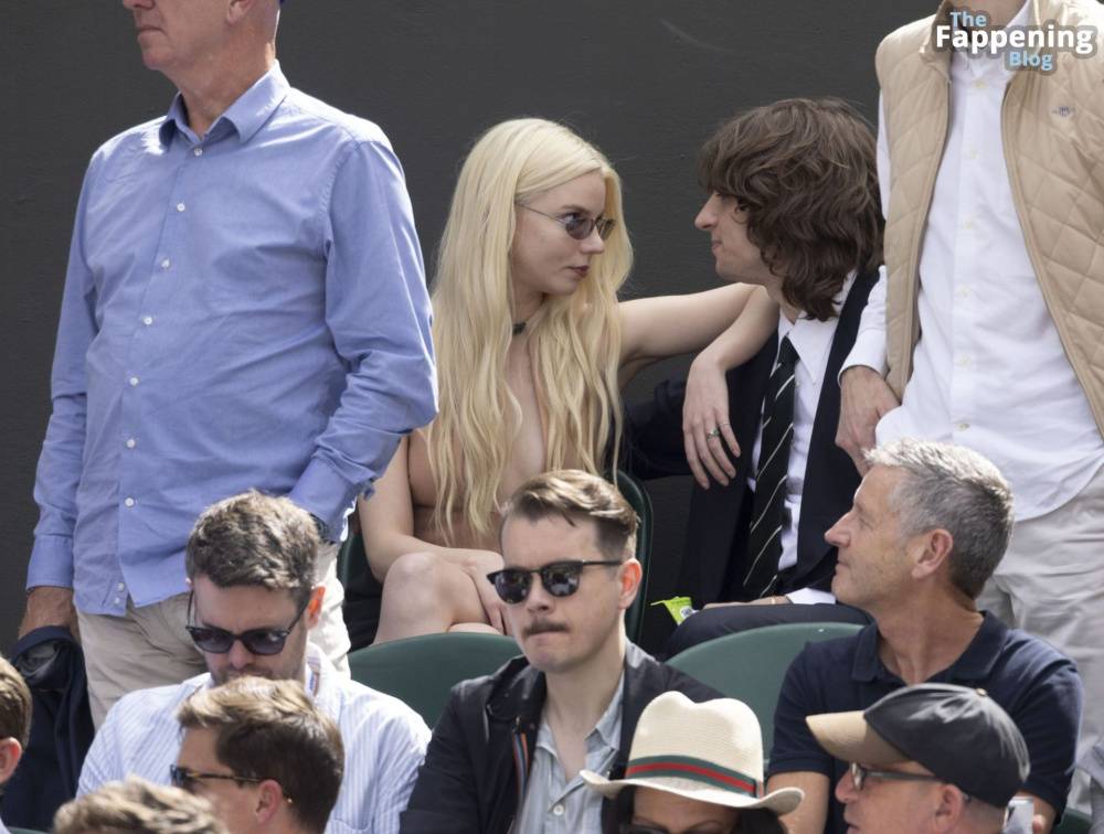 Anya Taylor-Joy & Malcolm McRae Attend The Wimbledon Finals (23 Photos) - #22