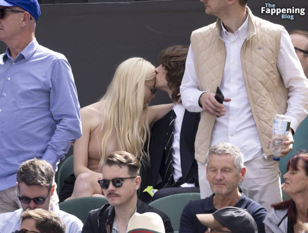 Anya Taylor-Joy & Malcolm McRae Attend The Wimbledon Finals (23 Photos) - #21