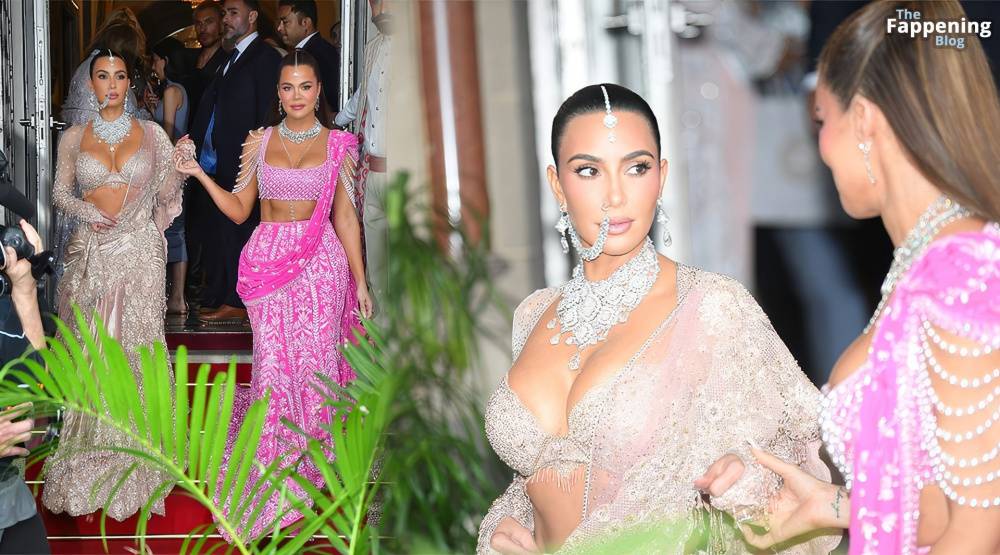 Kim Kardashian & Khloe Kardashian Look Sexy at Anant Ambani’s Wedding (22 Photos) - #22