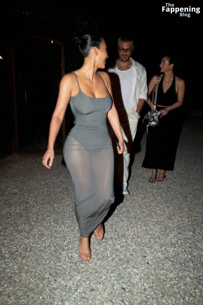 Kim Kardashian Shows Off Her Assets in a Sheer Dress (14 Photos) - #2