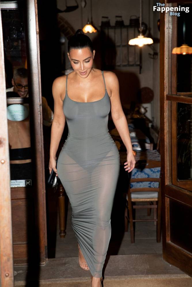 Kim Kardashian Shows Off Her Assets in a Sheer Dress (14 Photos) - #11