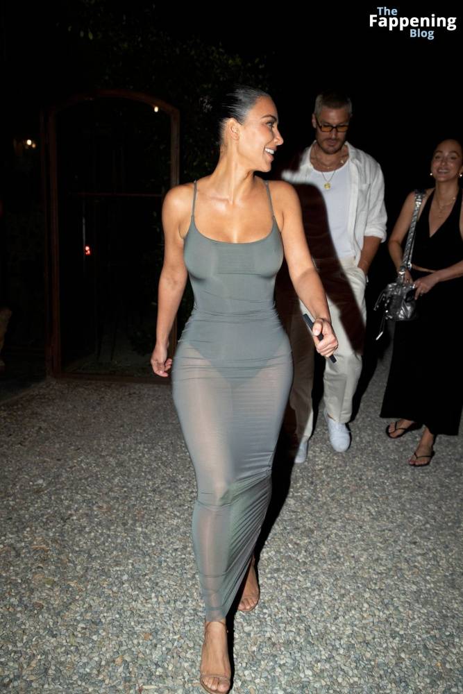 Kim Kardashian Shows Off Her Assets in a Sheer Dress (14 Photos) - #3