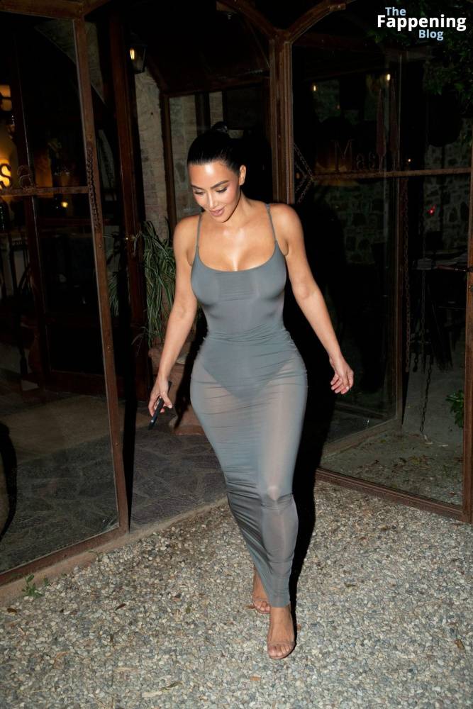 Kim Kardashian Shows Off Her Assets in a Sheer Dress (14 Photos) - #6