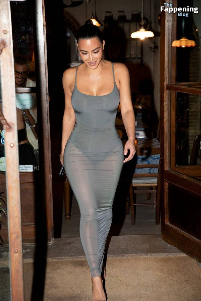 Kim Kardashian Shows Off Her Assets in a Sheer Dress (14 Photos) - #13