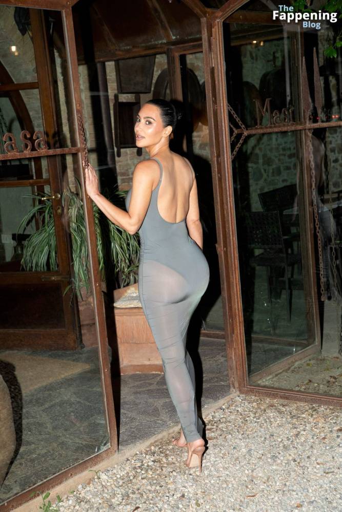 Kim Kardashian Shows Off Her Assets in a Sheer Dress (14 Photos) - #5