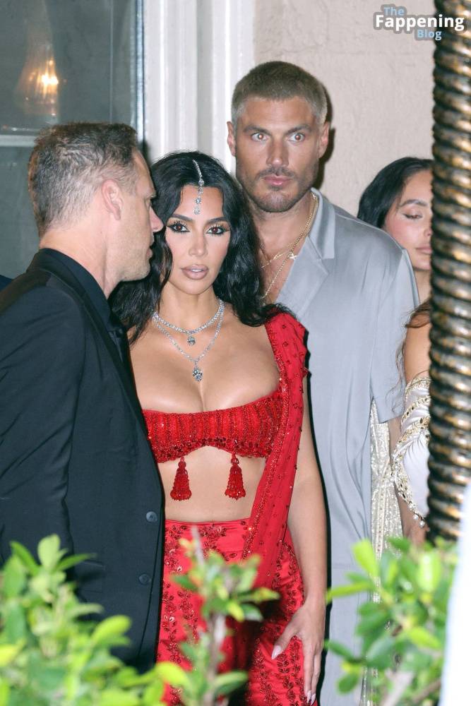 Kim Kardashian Stuns in Red for Anant Ambani’s Wedding (40 Photos) - #25