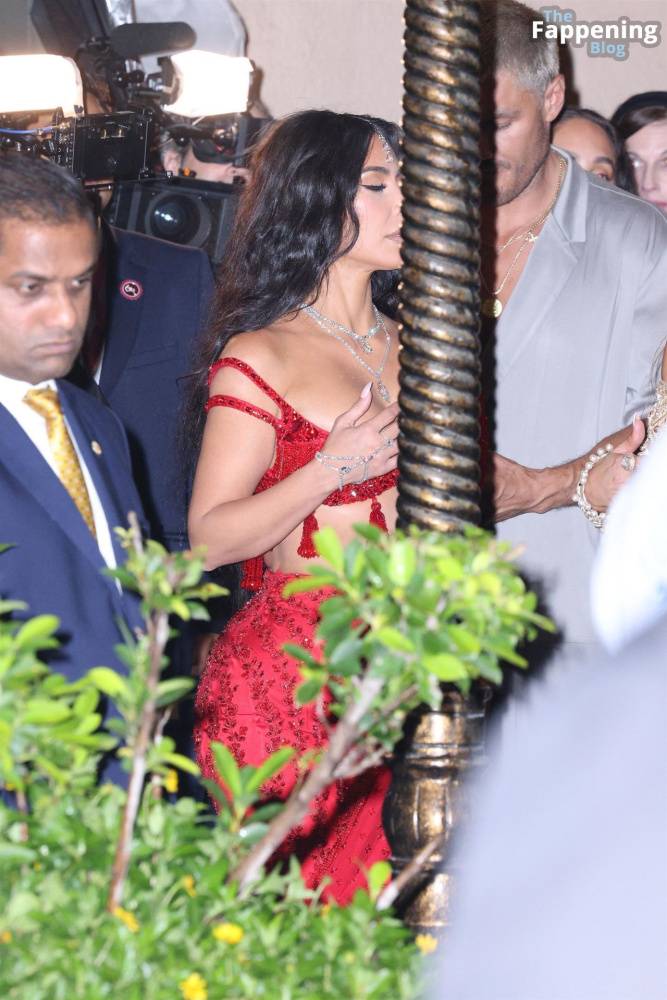 Kim Kardashian Stuns in Red for Anant Ambani’s Wedding (40 Photos) - #5