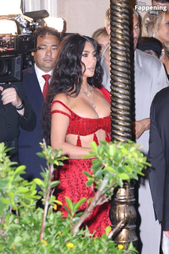 Kim Kardashian Stuns in Red for Anant Ambani’s Wedding (40 Photos) - #14